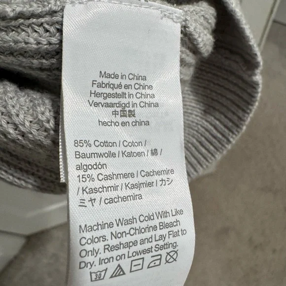 J. Crew Women's Oversized Cotton/Cashmere Cardigan - Picture 5 of 6